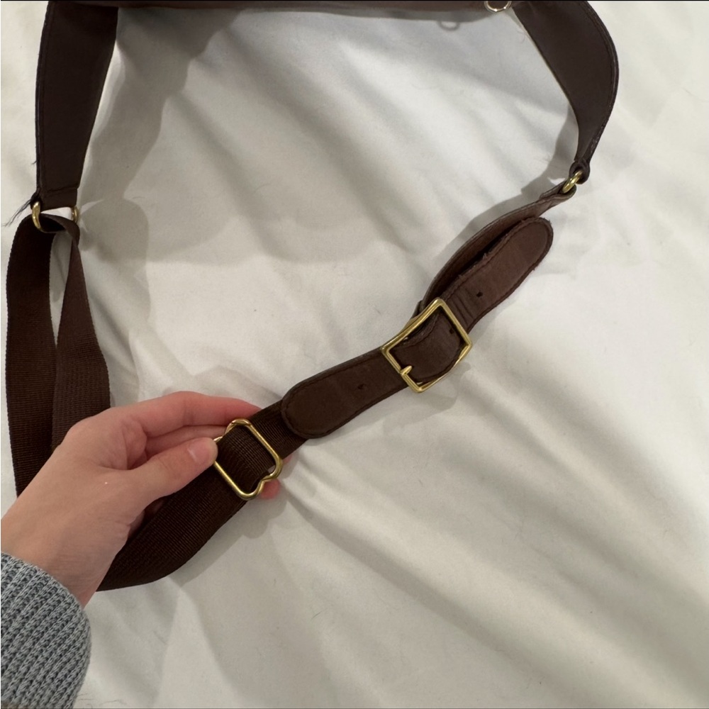 Coach Vintage‎ Canteen Leather Waist Pouch Fanny Pack Brown USA Chocolate Brown - Picture 11 of 13